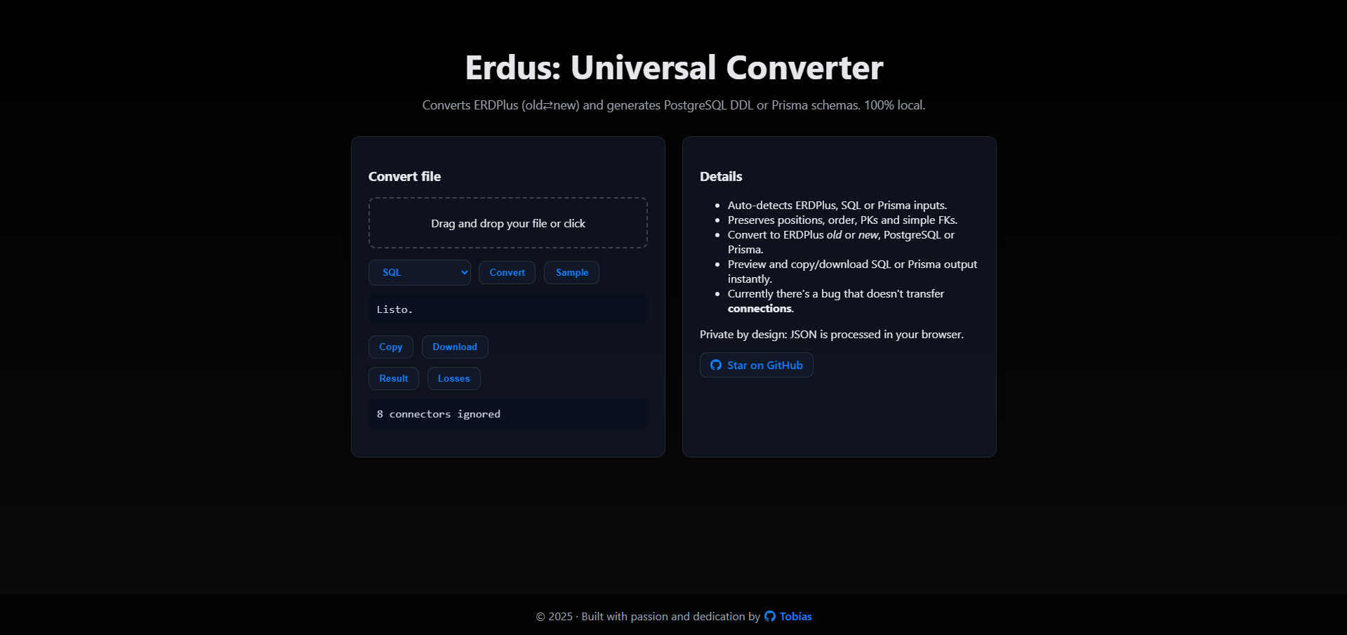Erdus - Convertidor universal media 5