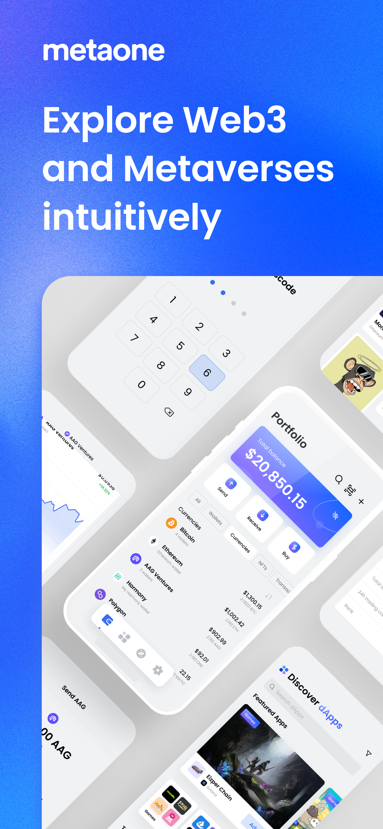 Метаоне® кошелек - Один кошелек для художников, инвесторов и геймеров Web3. медиа 2