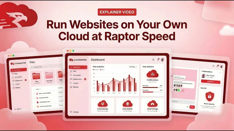 CloudRaptor screenshot 1 (video preview)