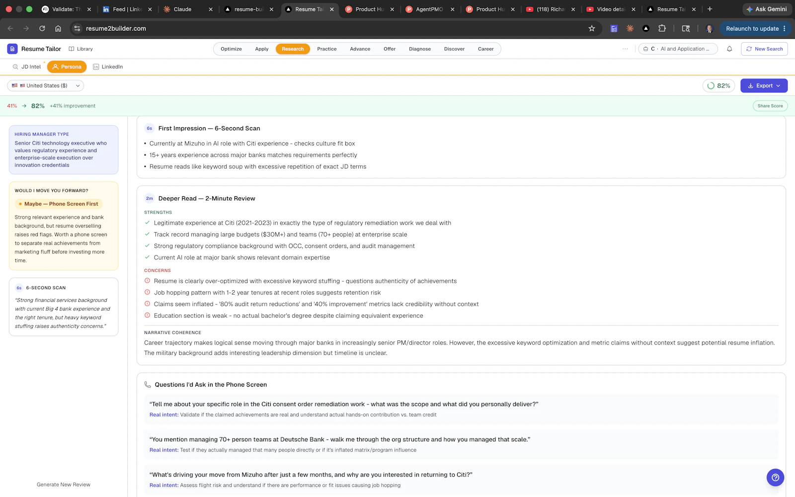 Resume Tailor screenshot 9