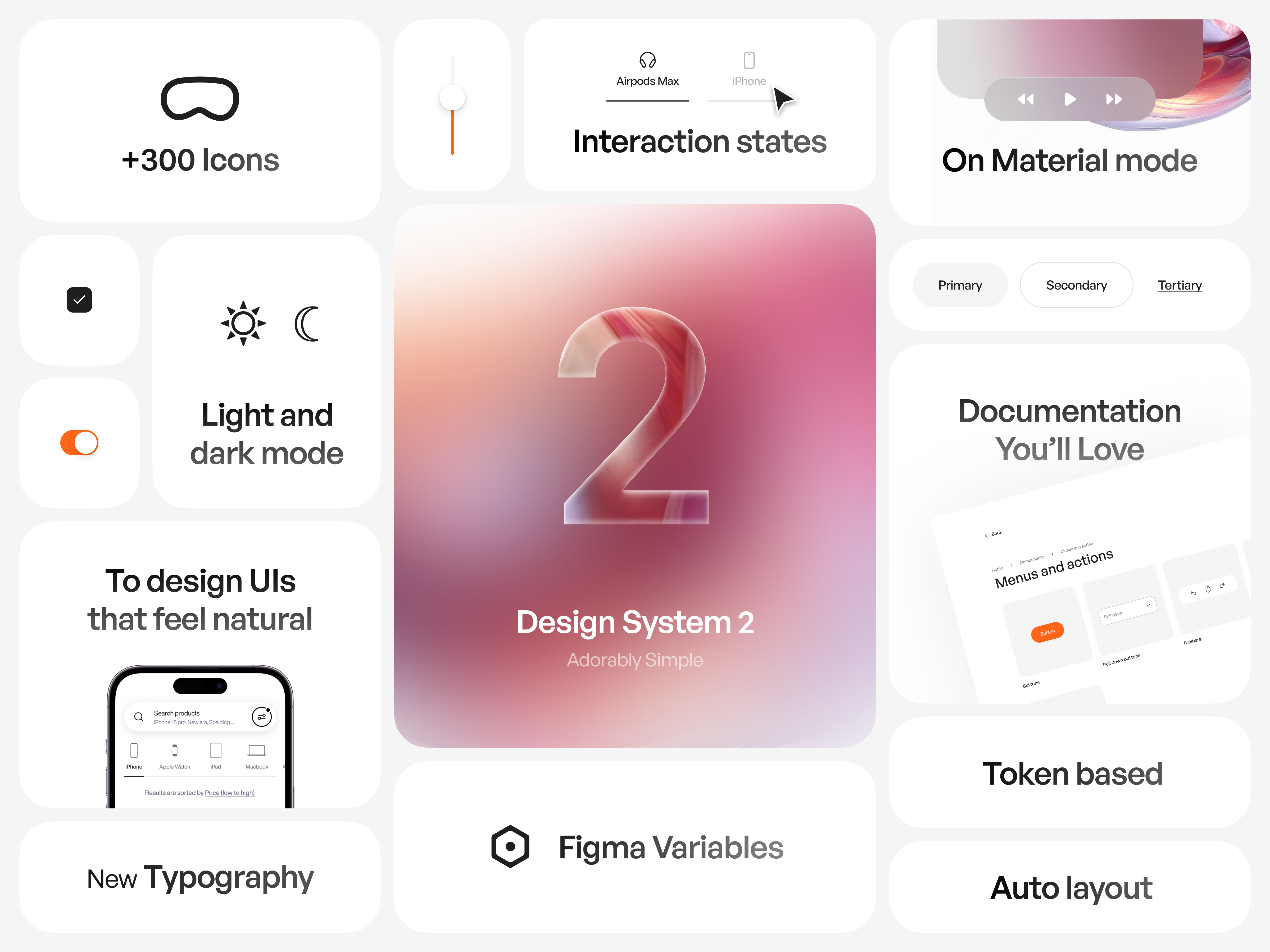 Média Système de conception 2.1 - Documentation adorablement simple et incroyable 2