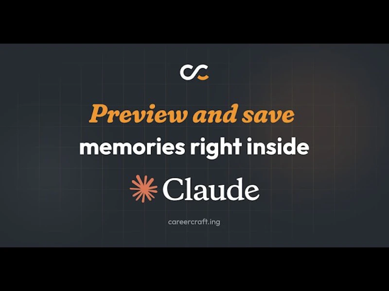careercraft.ing screenshot 1 (video preview)