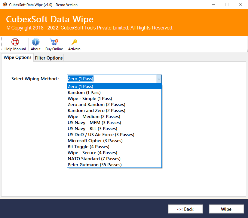 Herramienta de borrado de datos de Cubexsoft media 3