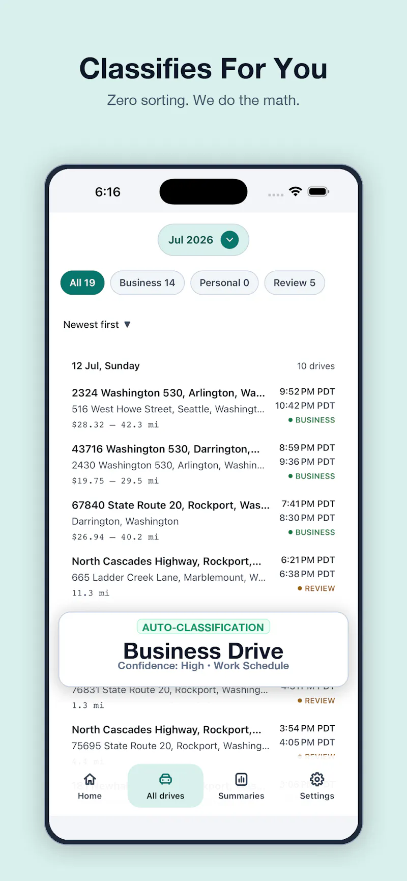 MileClerk: Auto Mile Tracker screenshot 5