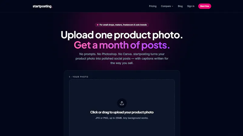 startposting screenshot 1