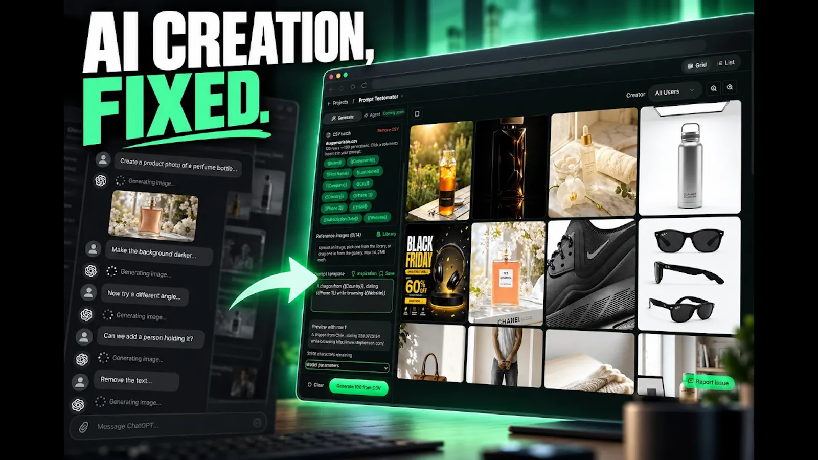 SeamUI screenshot 1 (video preview)