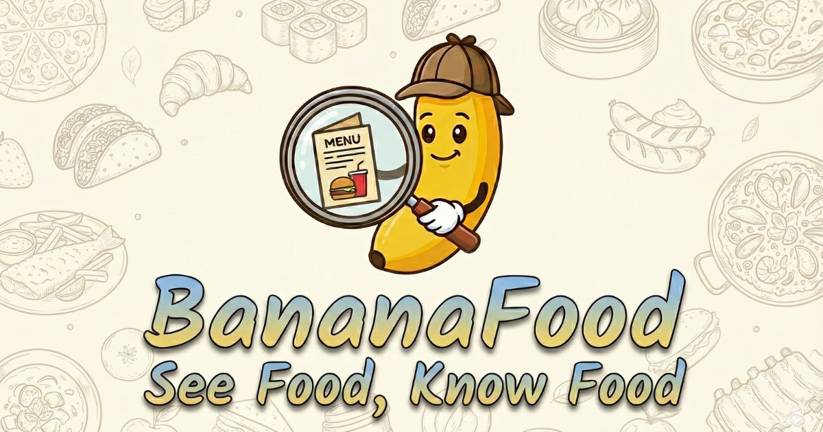 BananaFood - Main product screenshot demonstrating key features and user interface
