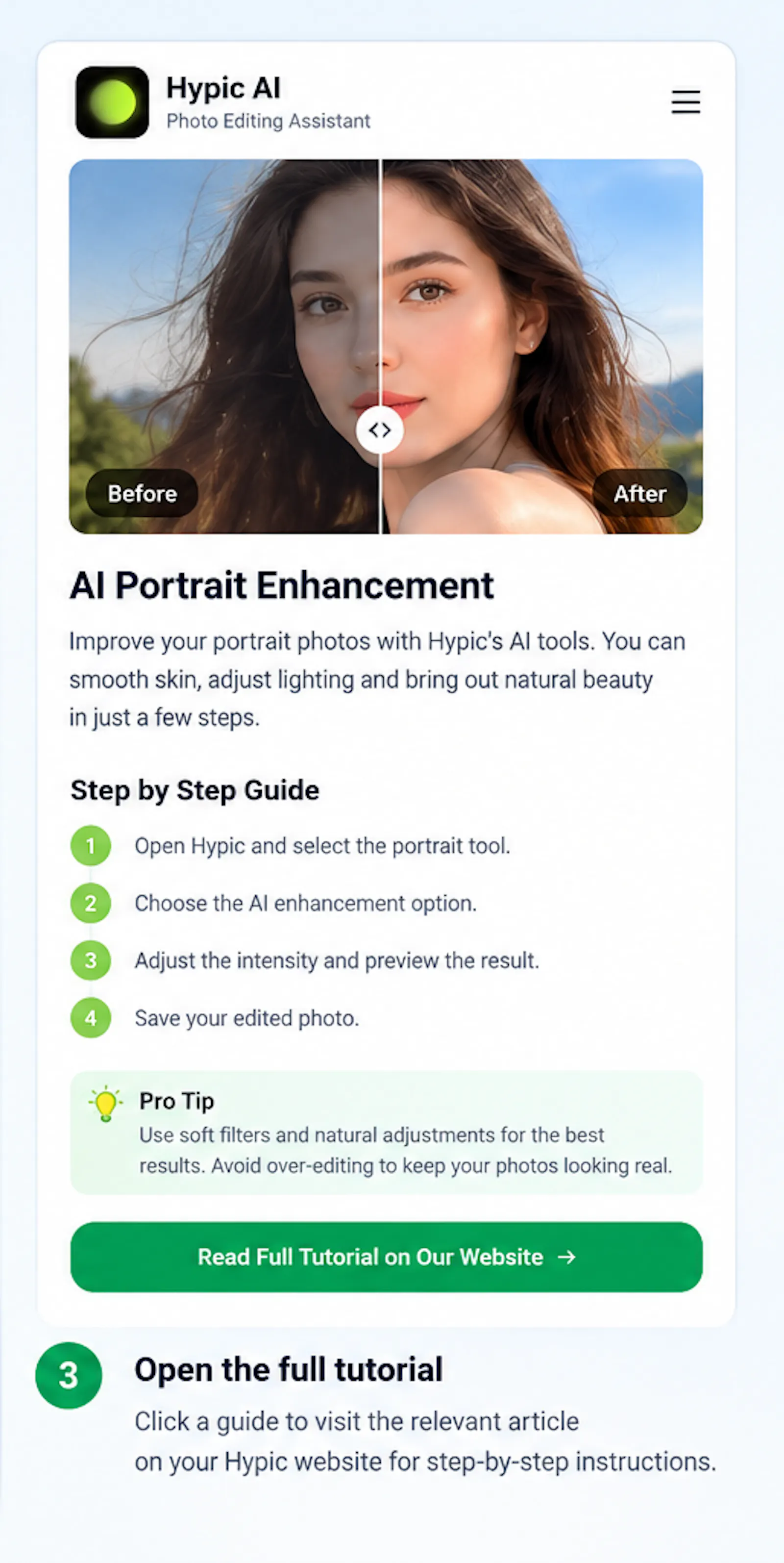 Hypic AI Photo Editing Assistant screenshot 1