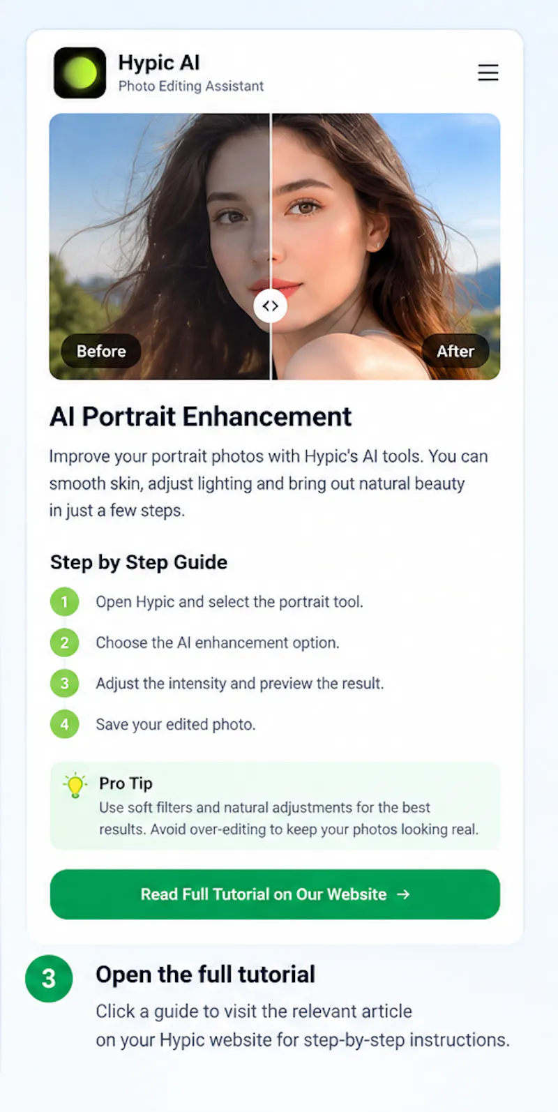 Hypic AI Photo Editing Assistant screenshot 1
