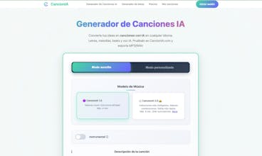 Cancion IA – Generador de Música Gratis gallery image