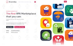 Kronnika | RPA Platform and Robot Marketplace media 1