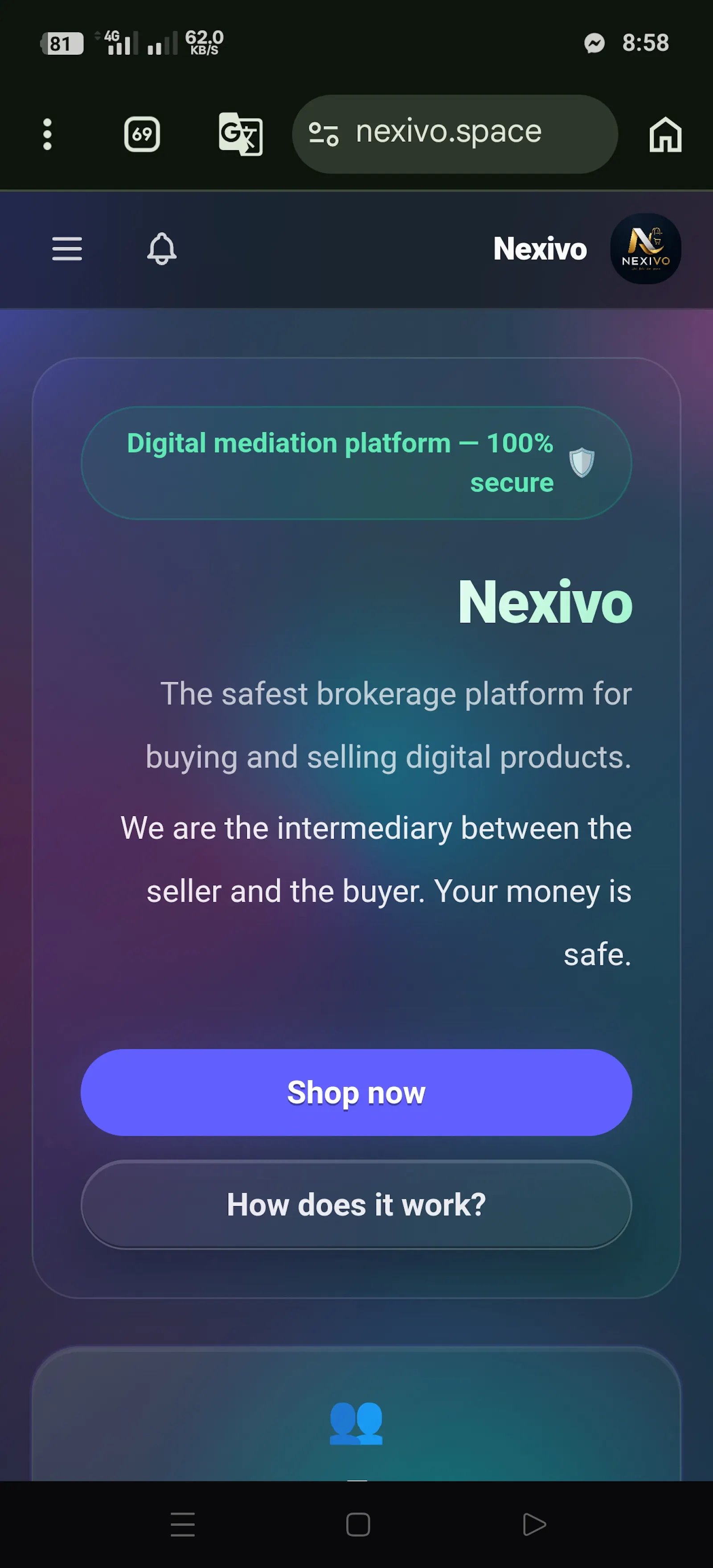 Nexivo screenshot 1