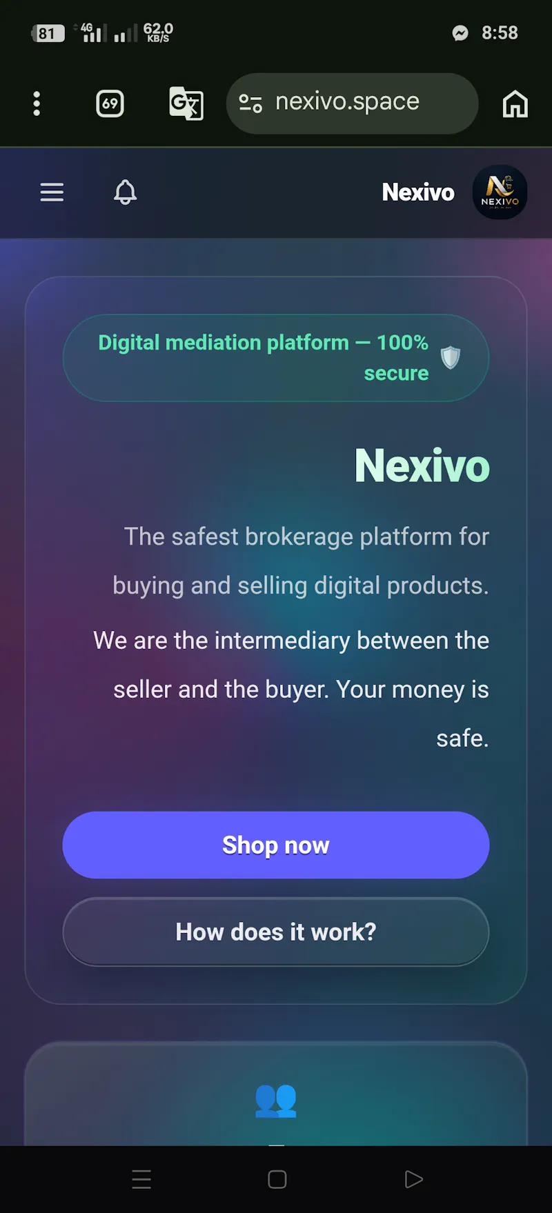 Nexivo screenshot 1