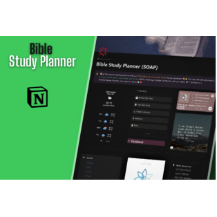 Bible Study Planner (SOAP) style