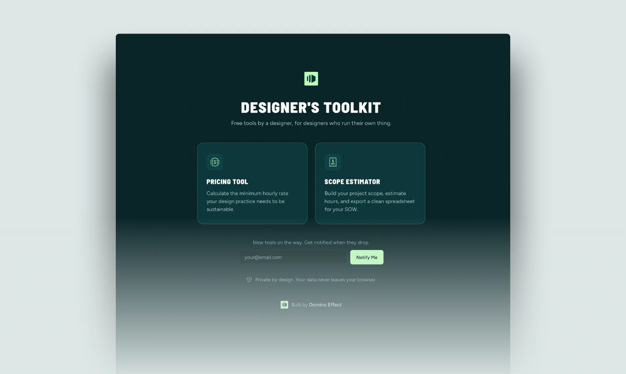 Designer's Toolkit by Domino Effect screenshot 2