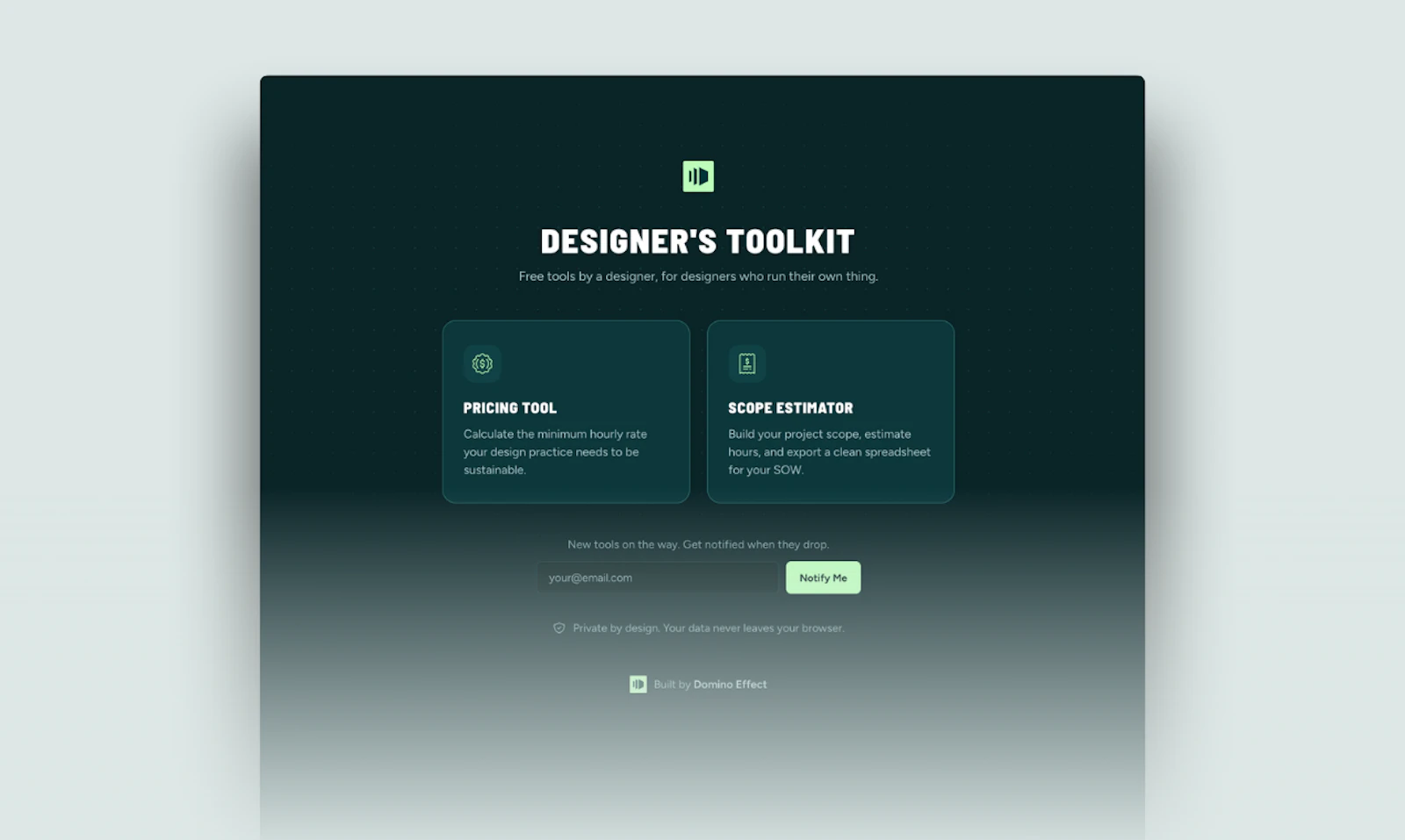 Designer's Toolkit by Domino Effect screenshot 2