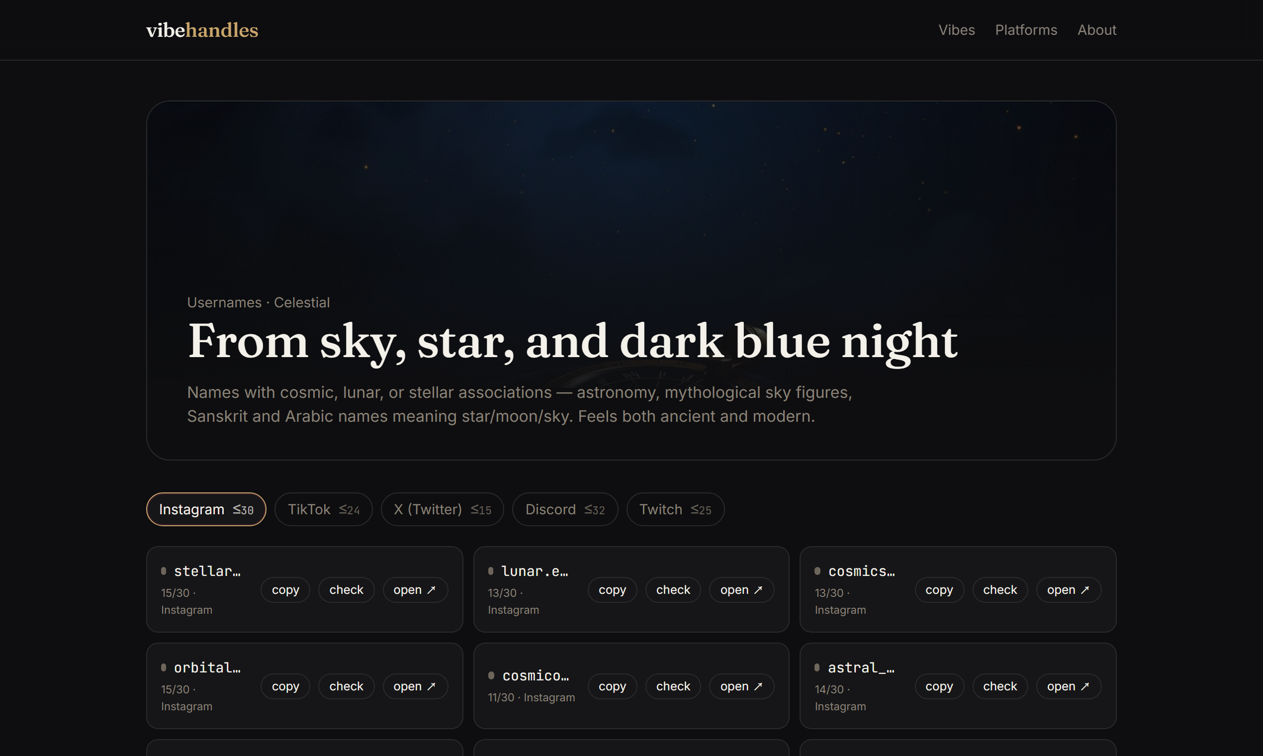 VibeHandles gallery image