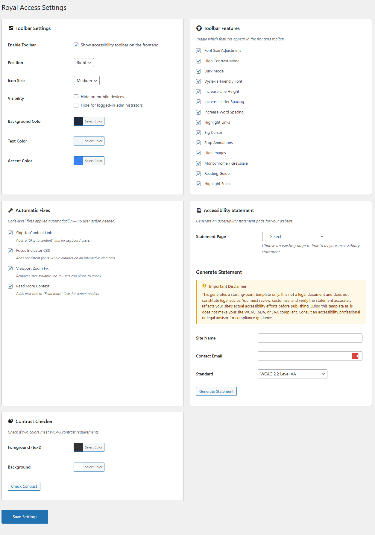 Royal Access- Accessibility Plugin gallery image