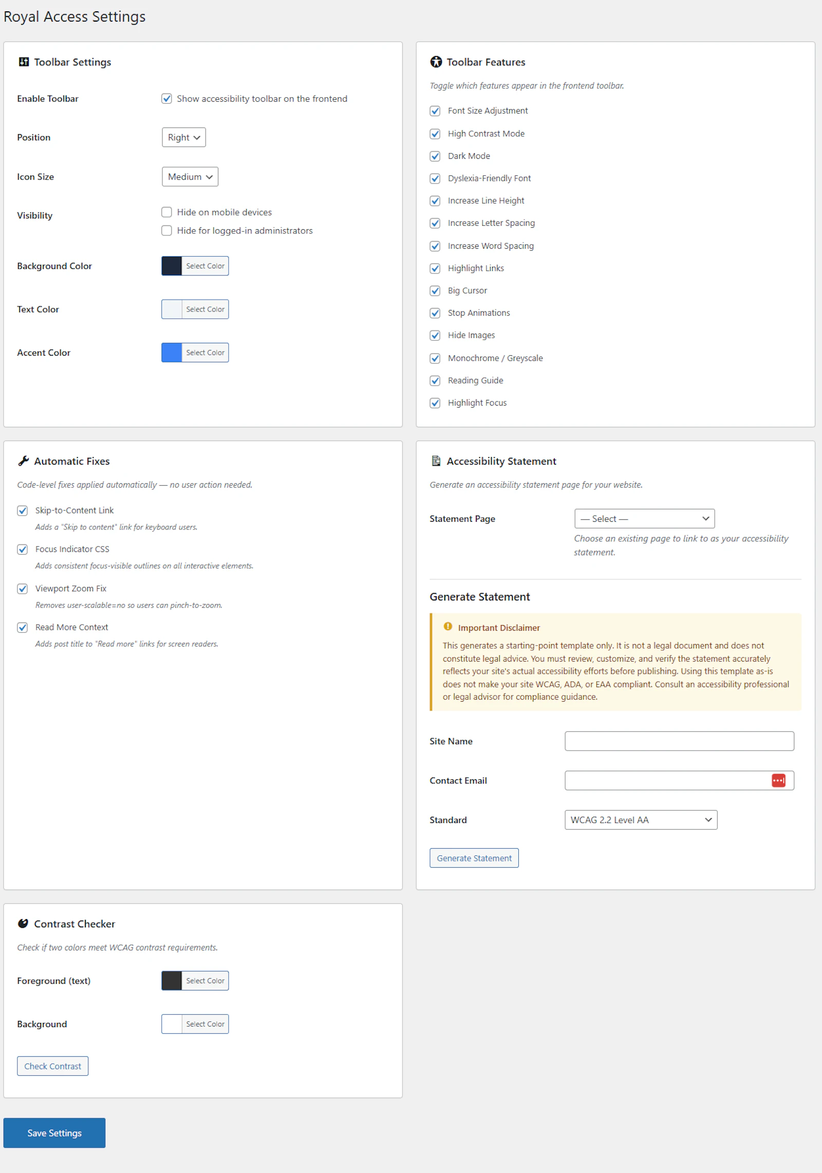 Royal Access- Accessibility Plugin screenshot 4