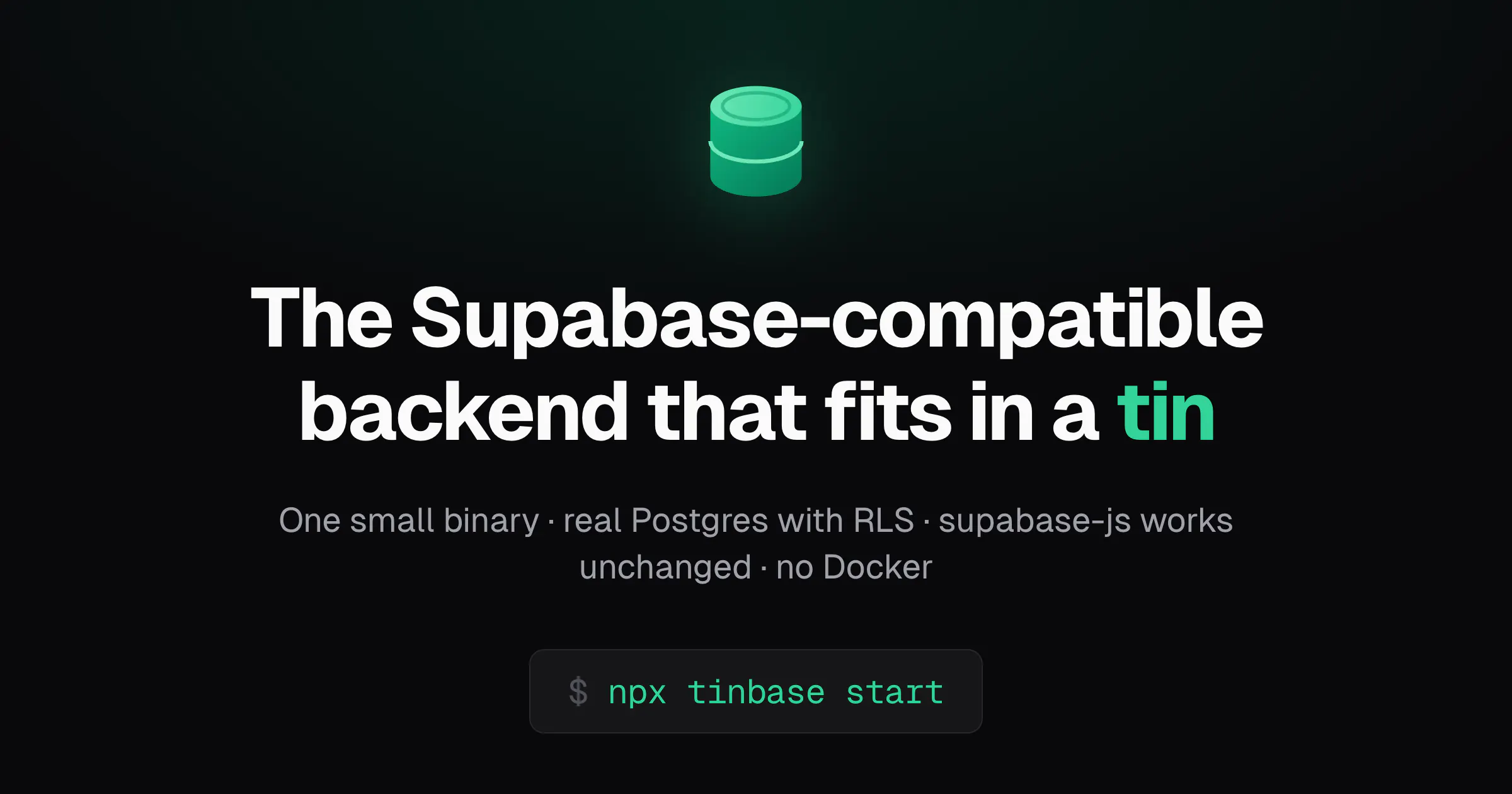 tinbase screenshot 1