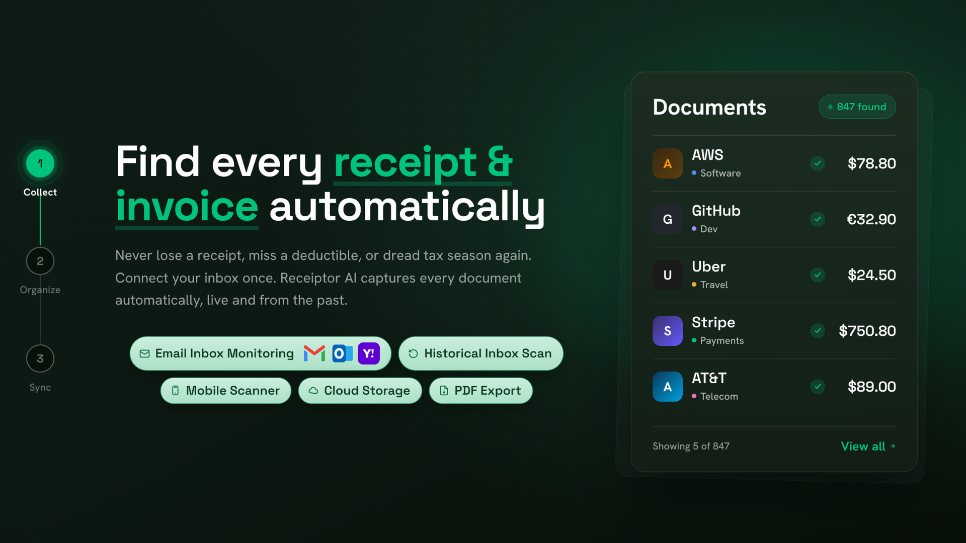 Receiptor AI — Agent Mode gallery image