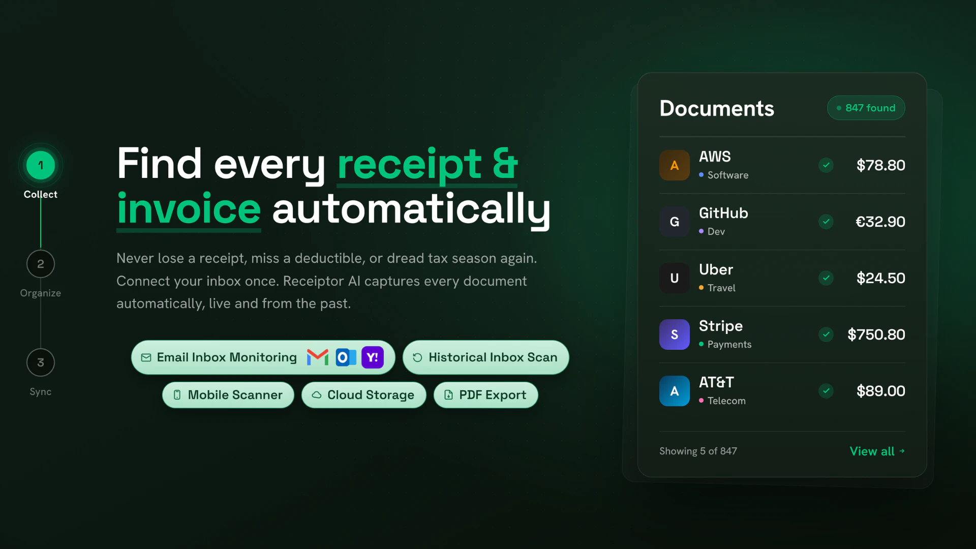 Agent Mode by Receiptor AI 截图 2