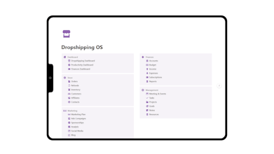 Notion Dropshipping OS gallery image
