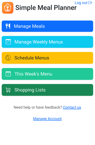Simple Meal Planner gallery image