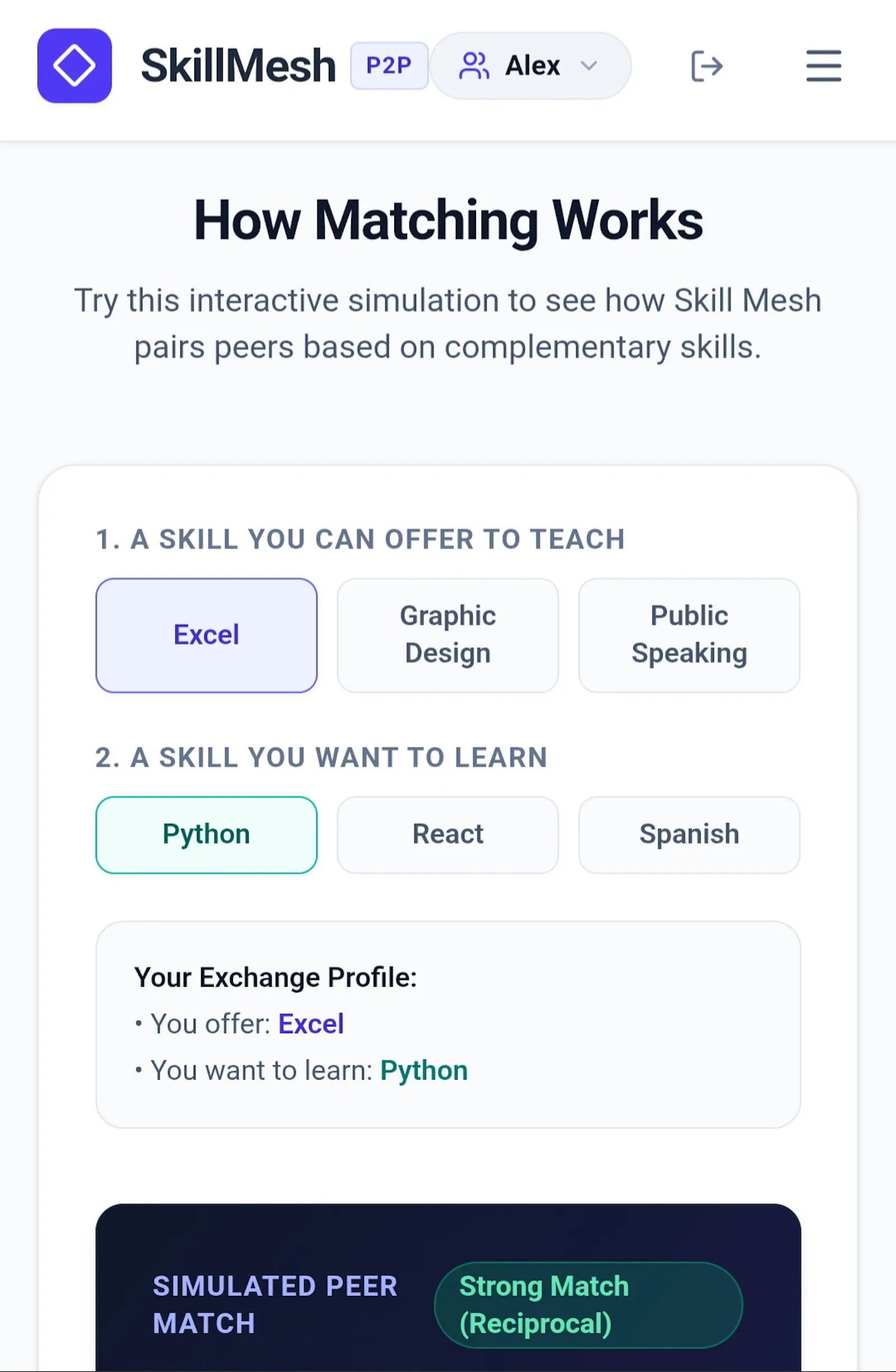 SkillMesh  screenshot 2