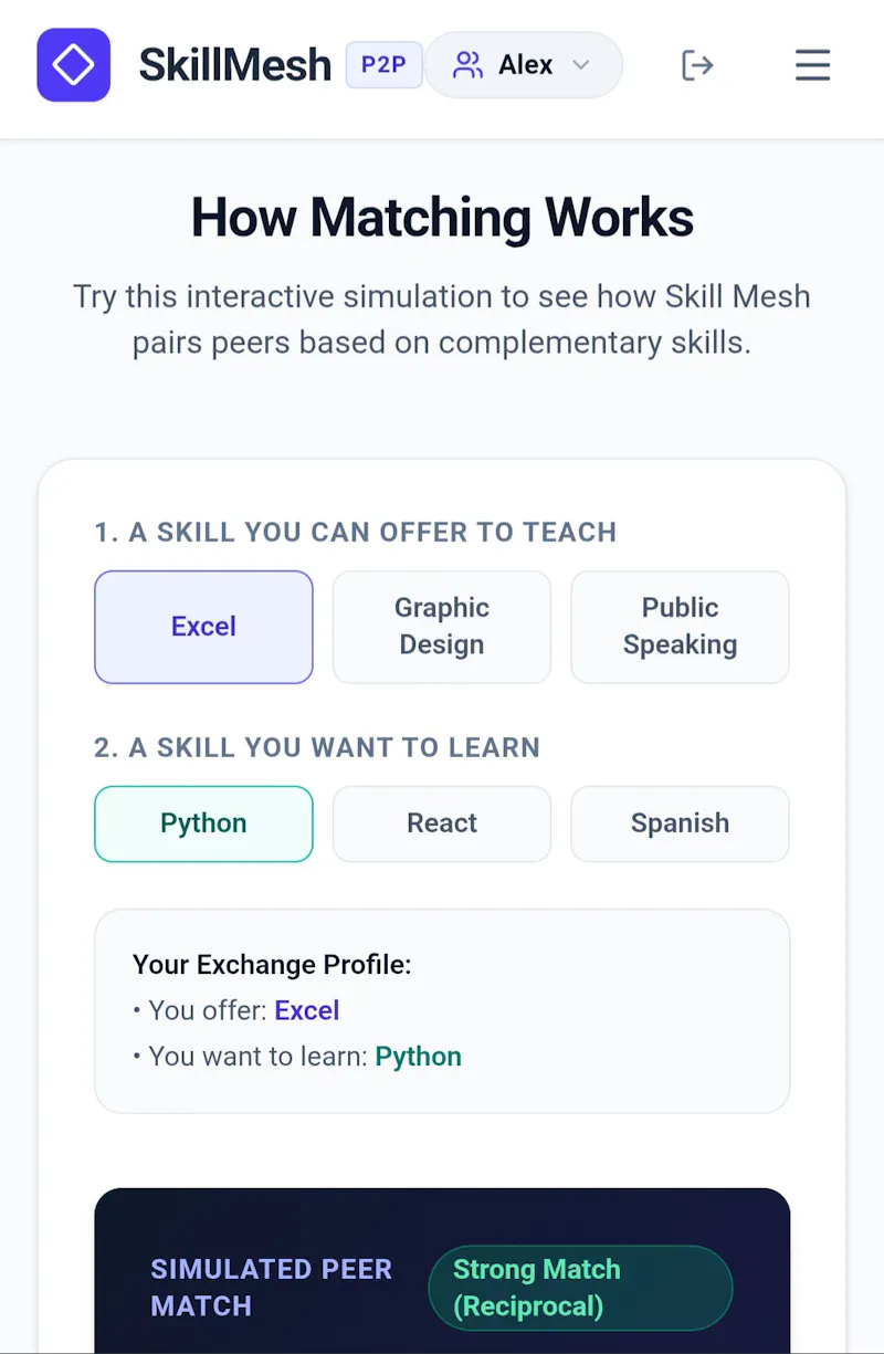 SkillMesh  screenshot 2