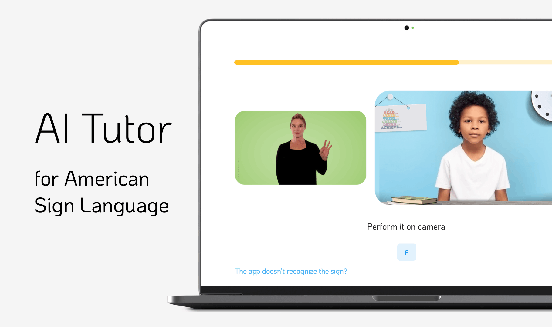 Escala - Tutor de AI para lenguaje de señas americano (ASL) media 1
