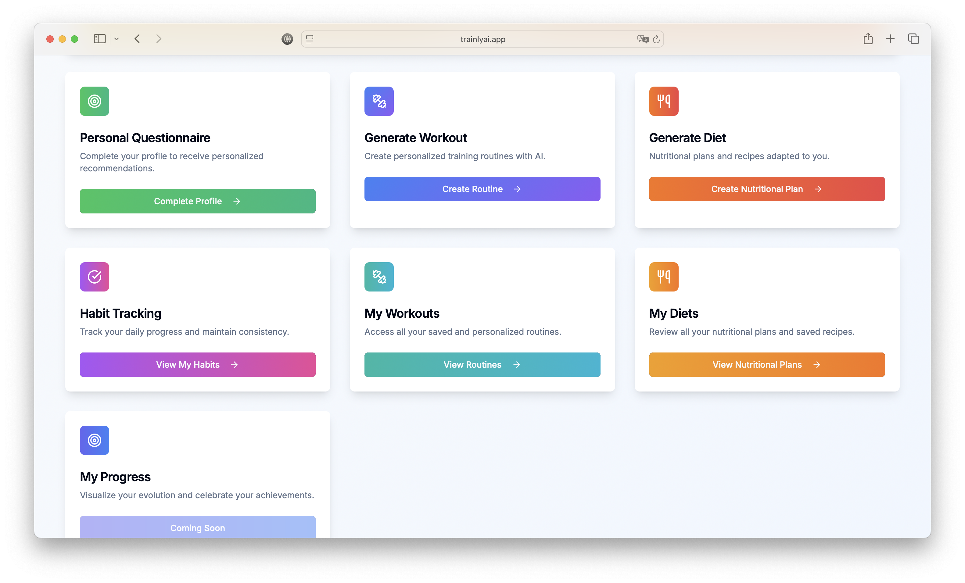 Mídia 3 de Testado - Rotinas personalizadas, dietas e receitas e rastreamento de hábitos.