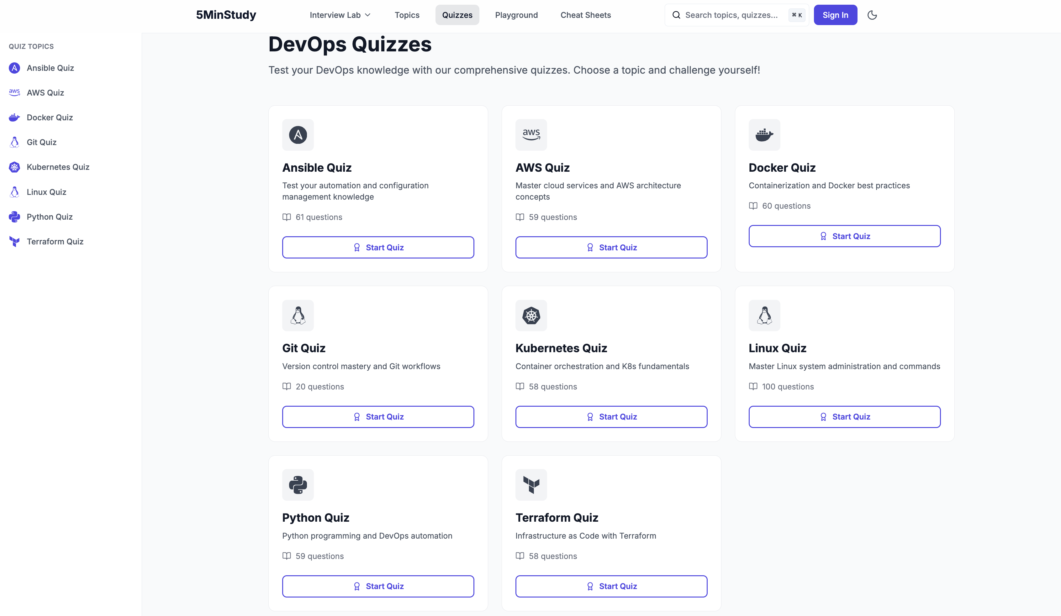 5MinStudy - Screenshot 5 showing product features and functionality