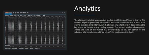 Tiger Trade Soft Trading software.Ordeflow,footprint,volume analytics,charts,trading, SL+TP. Multiexchange gallery image