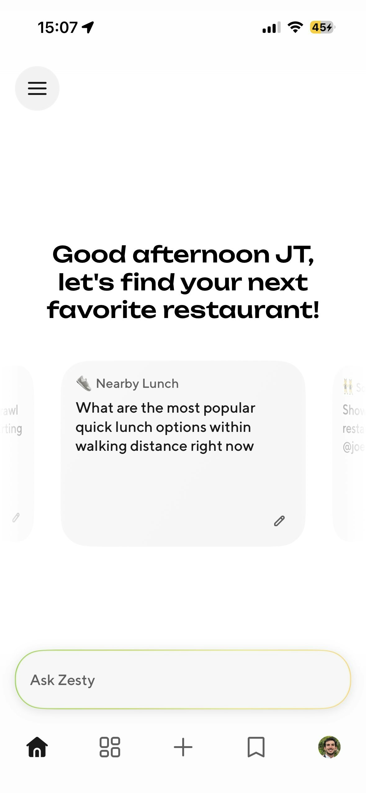 Zesty - Screenshot 2 showing product features and functionality
