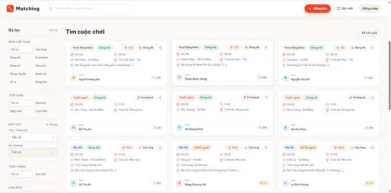 Matching screenshot 1