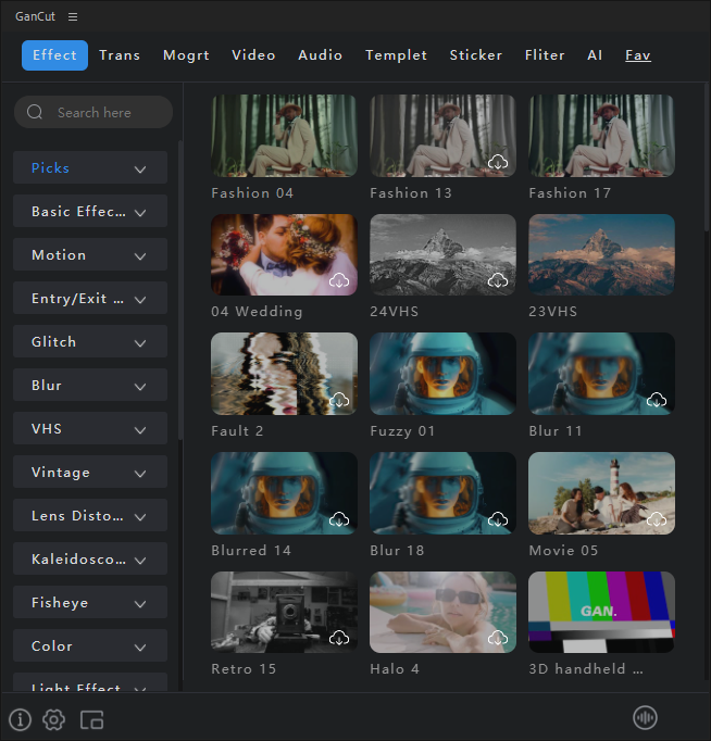 GanCut - Main product screenshot demonstrating key features and user interface