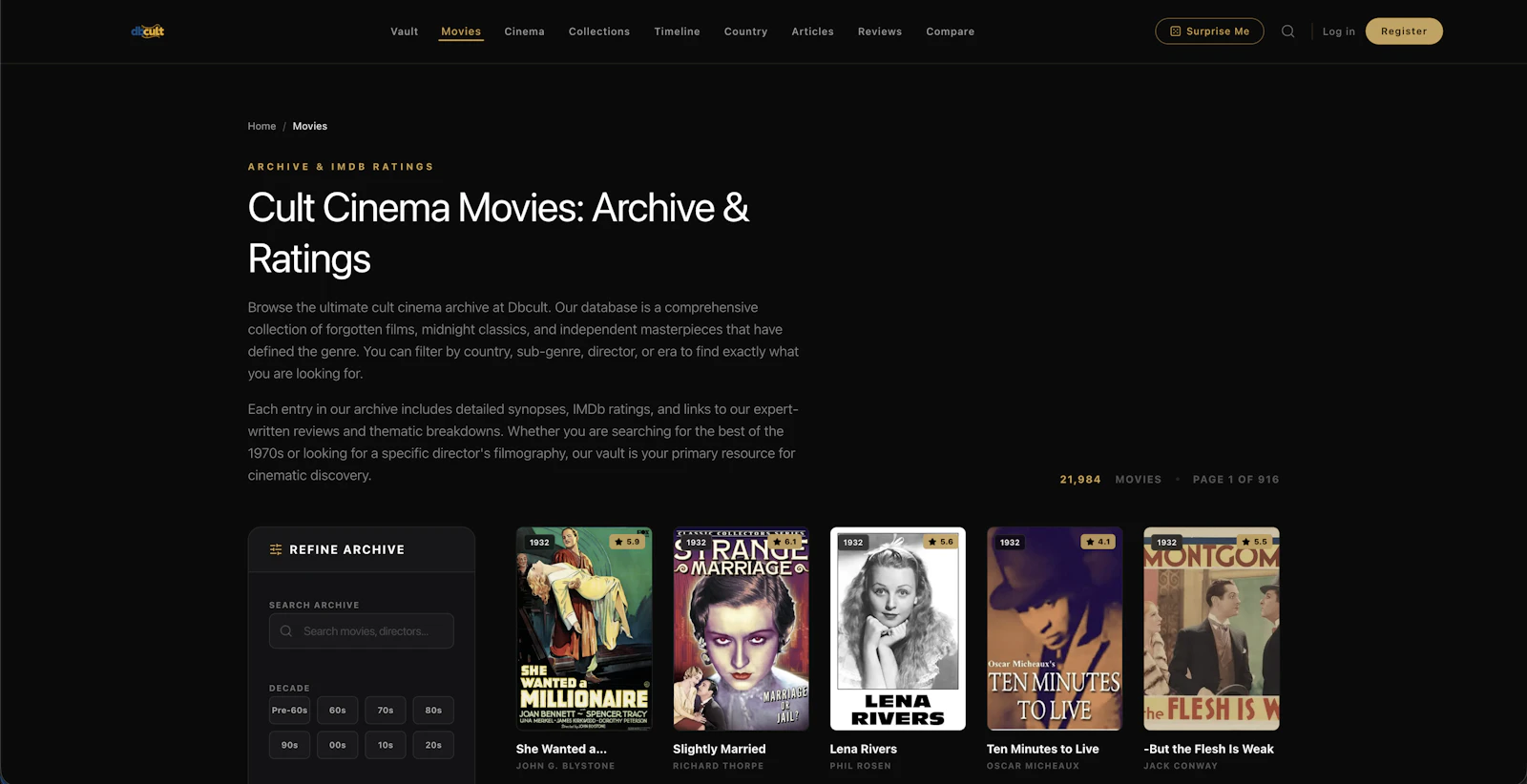 DbCult - Cult Cinema screenshot 3
