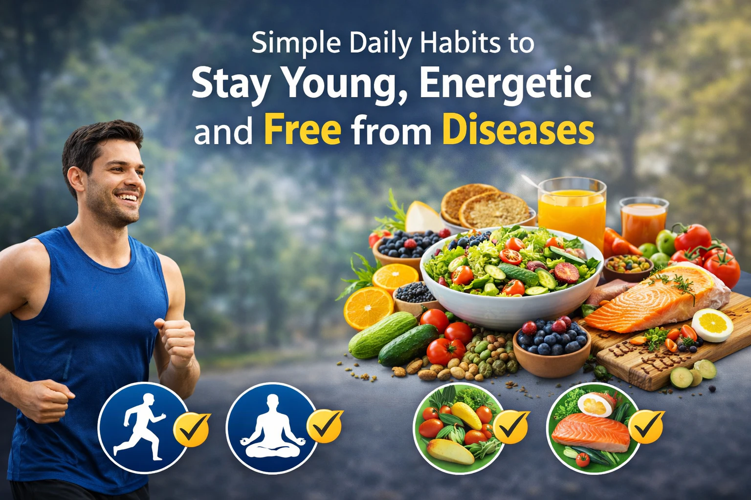 Stay disciplined and choose healthy.