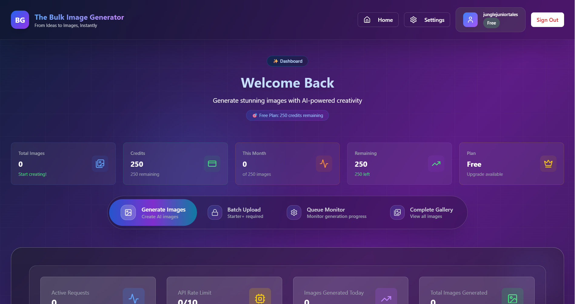 The Bulk Image Generator screenshot 1 The Bulk Image Generator screenshot 1