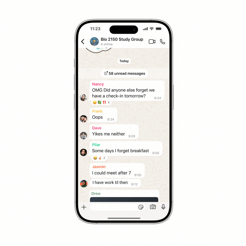 WhatsApp Message Summaries media 2