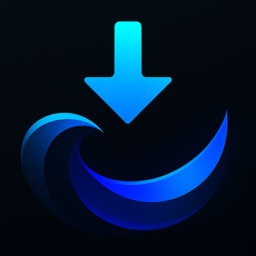 ClipTide — Free 4K Video Downloader - Product Hunt launch logo and brand identity