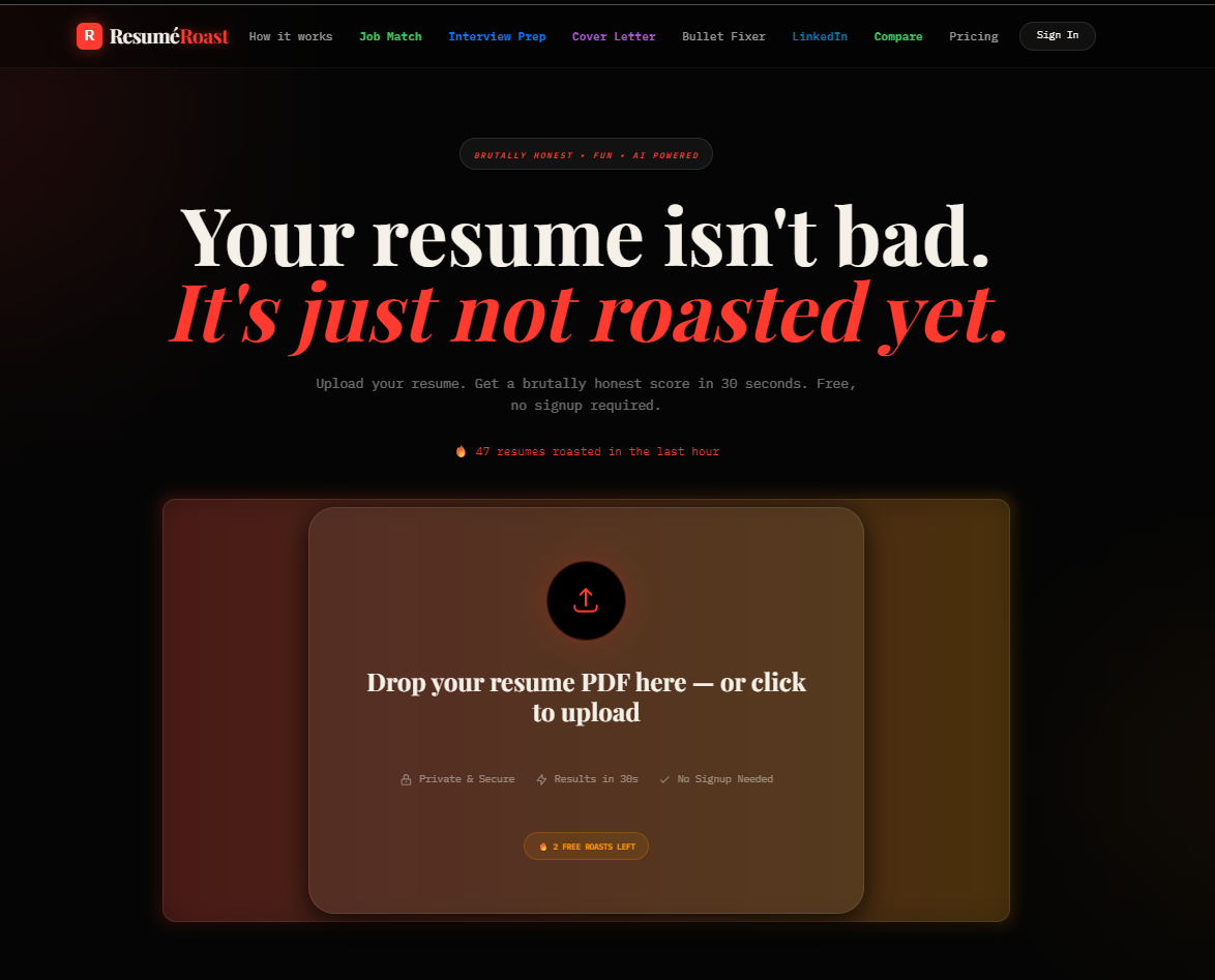 ResuméRoast gallery image