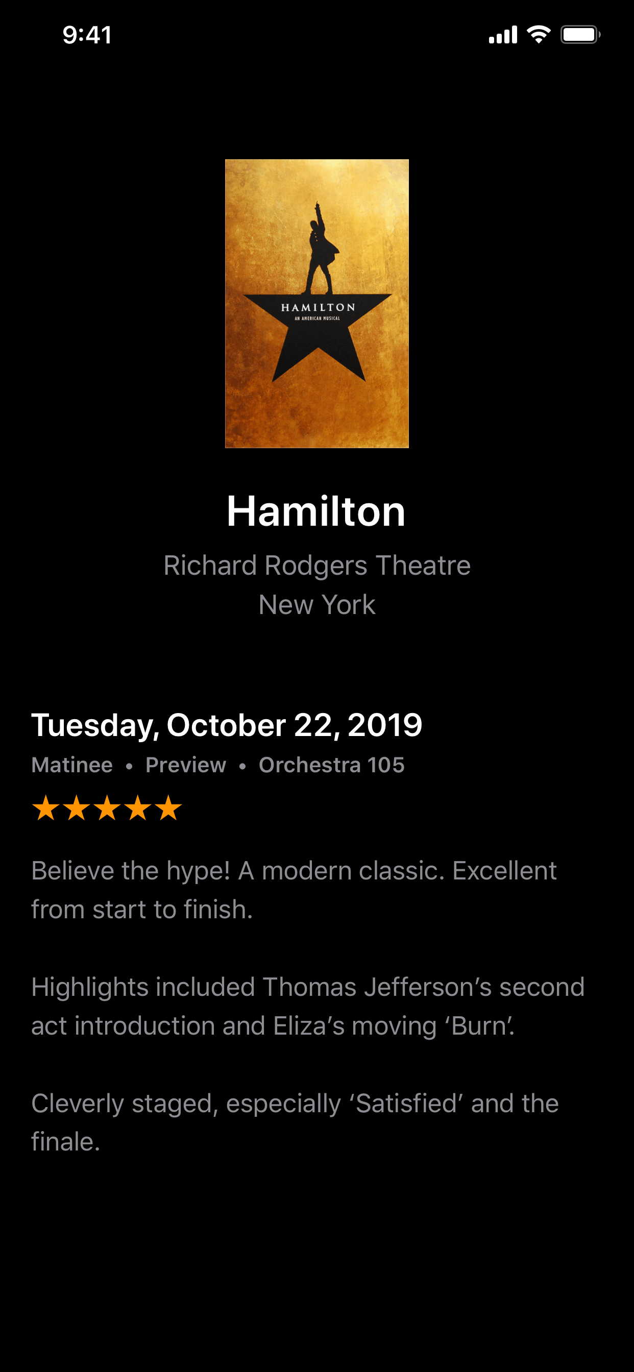 Mezzanine Theater Diary gallery image