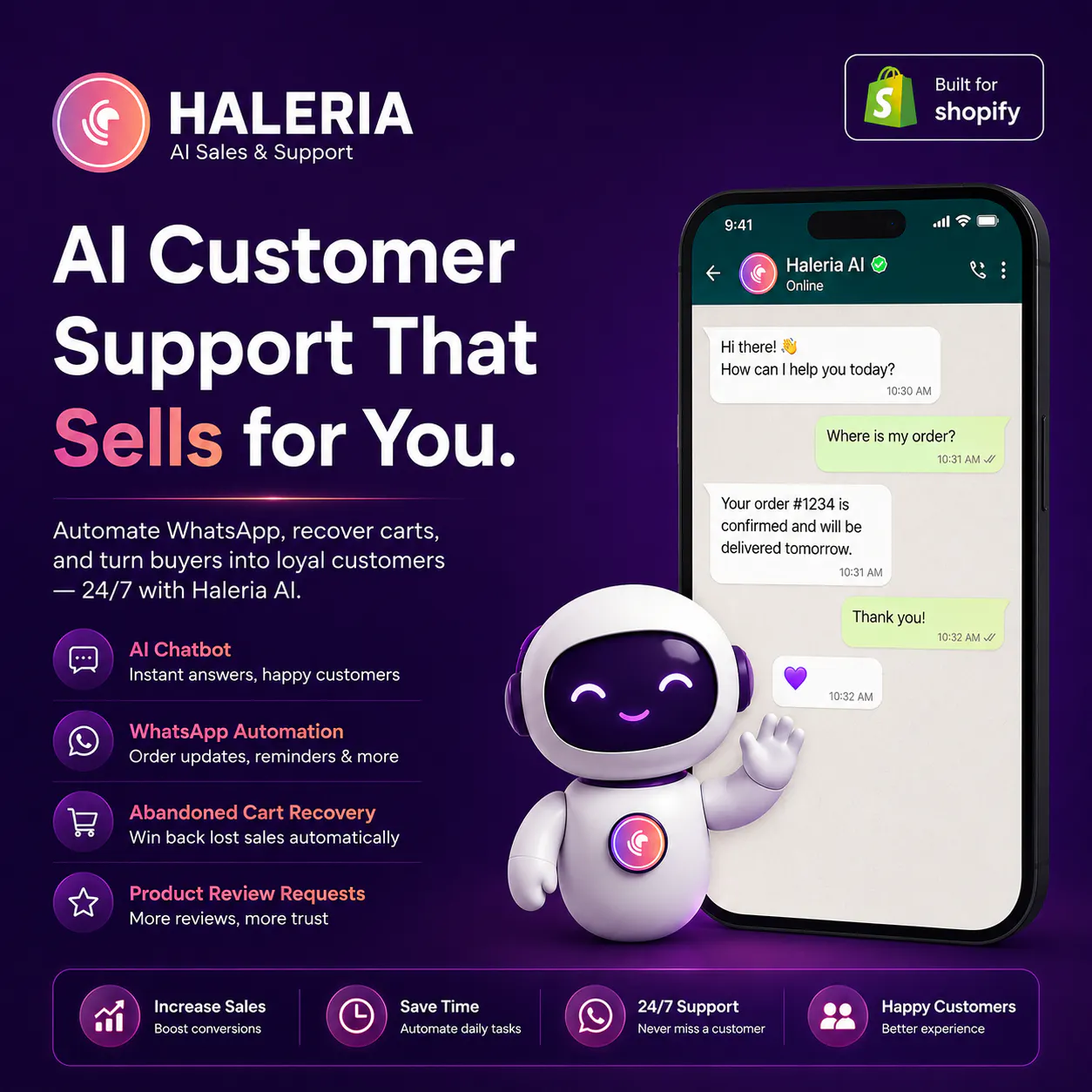 Haleria AI Sales & Support gallery image