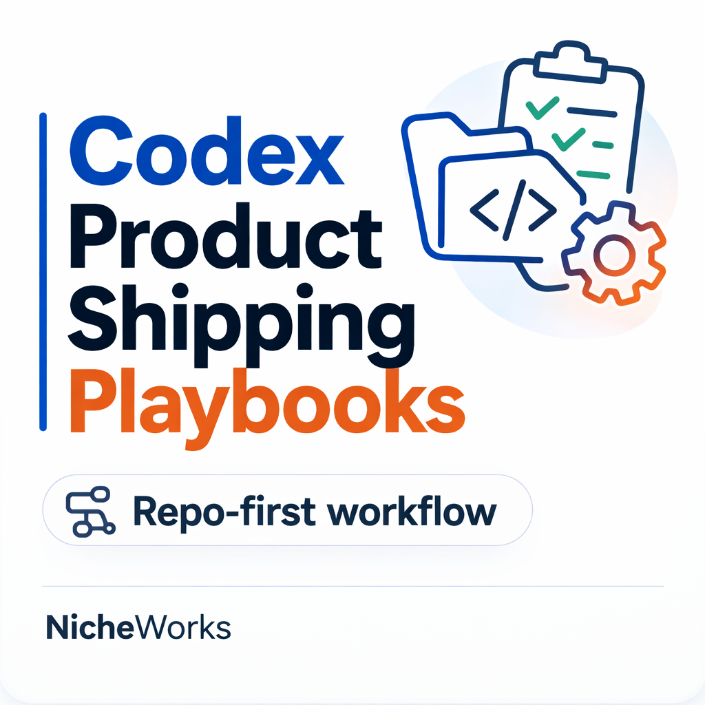 Codex Product Shipping Playbooks - Main product screenshot demonstrating key features and user interface