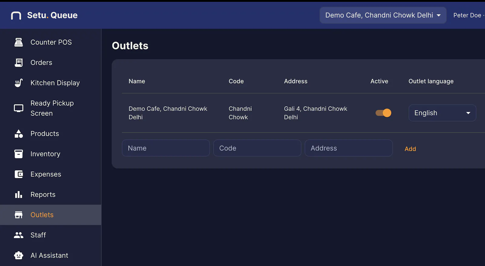 Setu Queue — The QSR Operating System screenshot 2