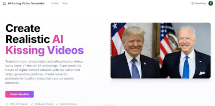 AI Kissing Video Generator gallery image