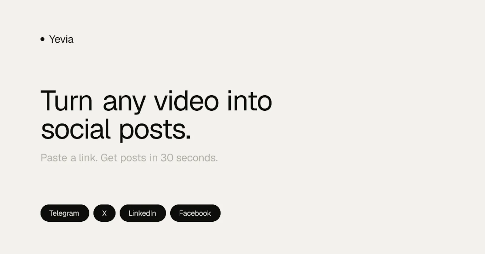 Yevia screenshot 1