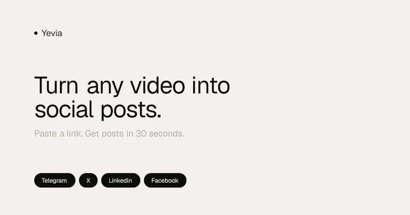 Yevia screenshot 1